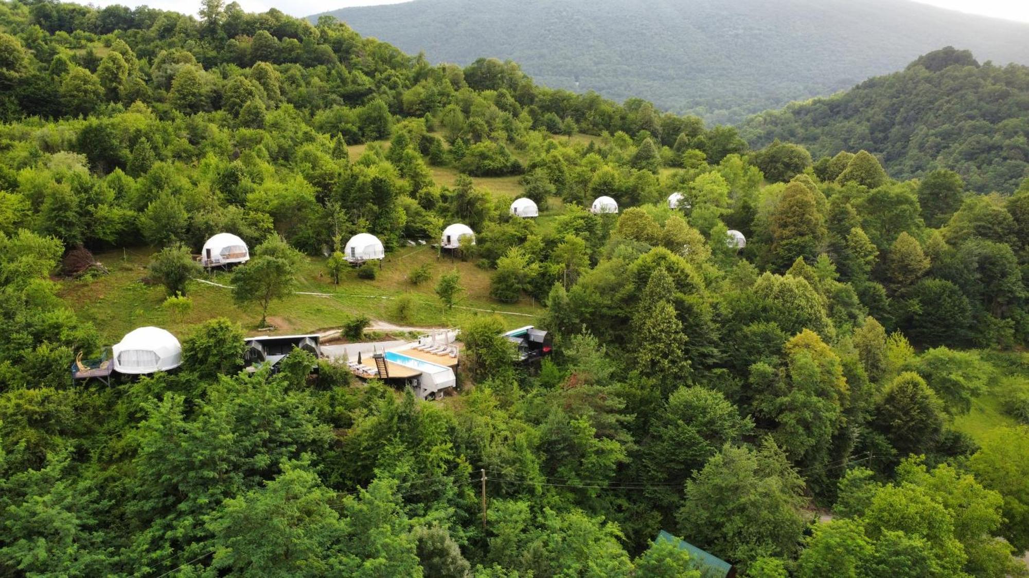 Hotel Glamping Georgia Krikhi Ambrolauri Exteriér fotografie